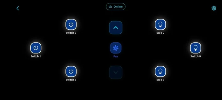 Built MeiSpace switch and fan control interface