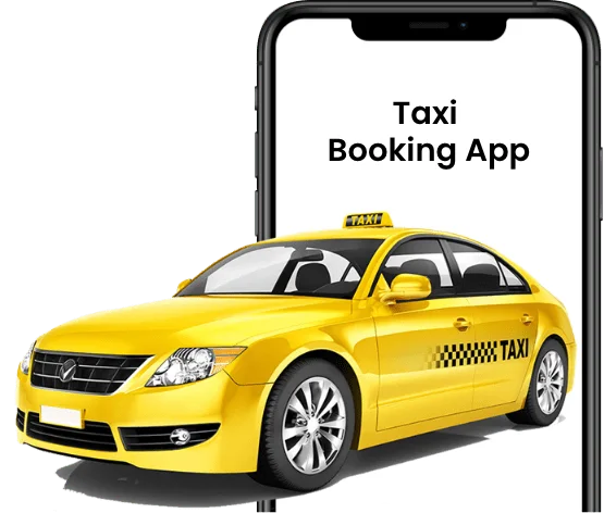 Illustration of a taxi-booking product journey