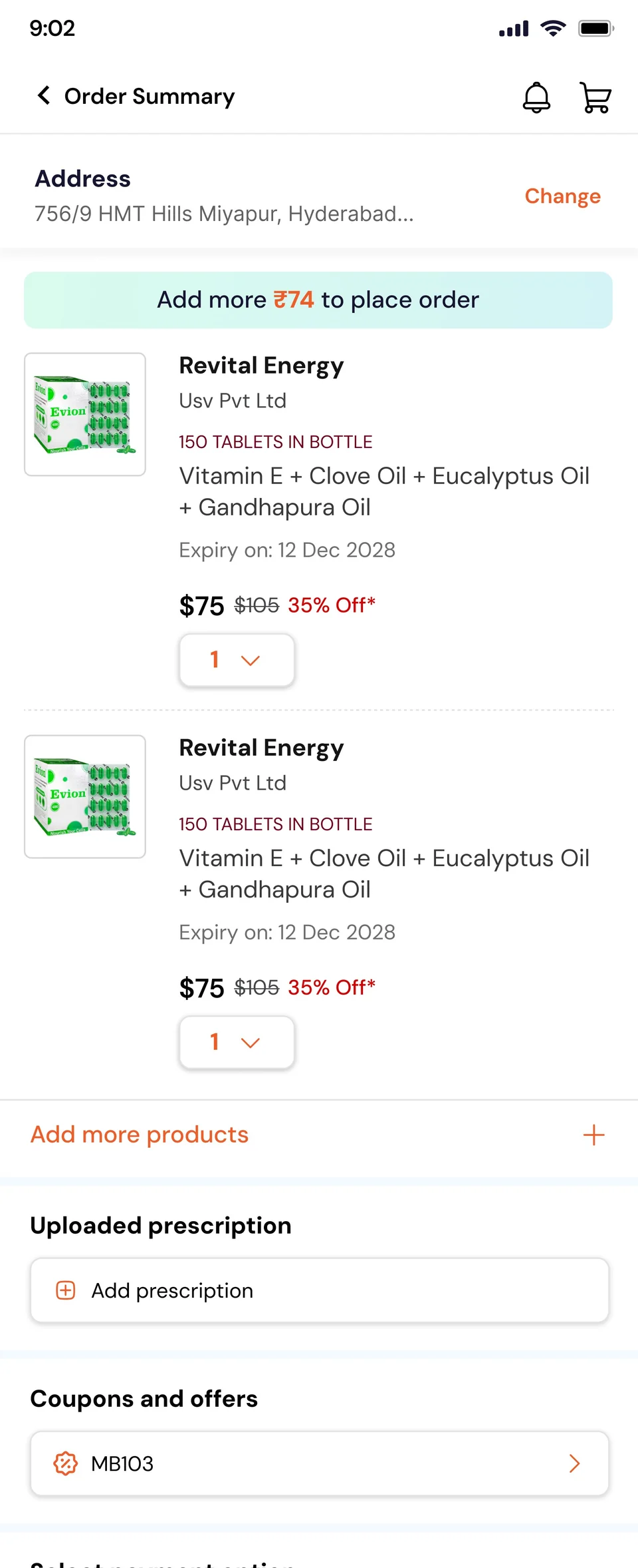 Order Summary