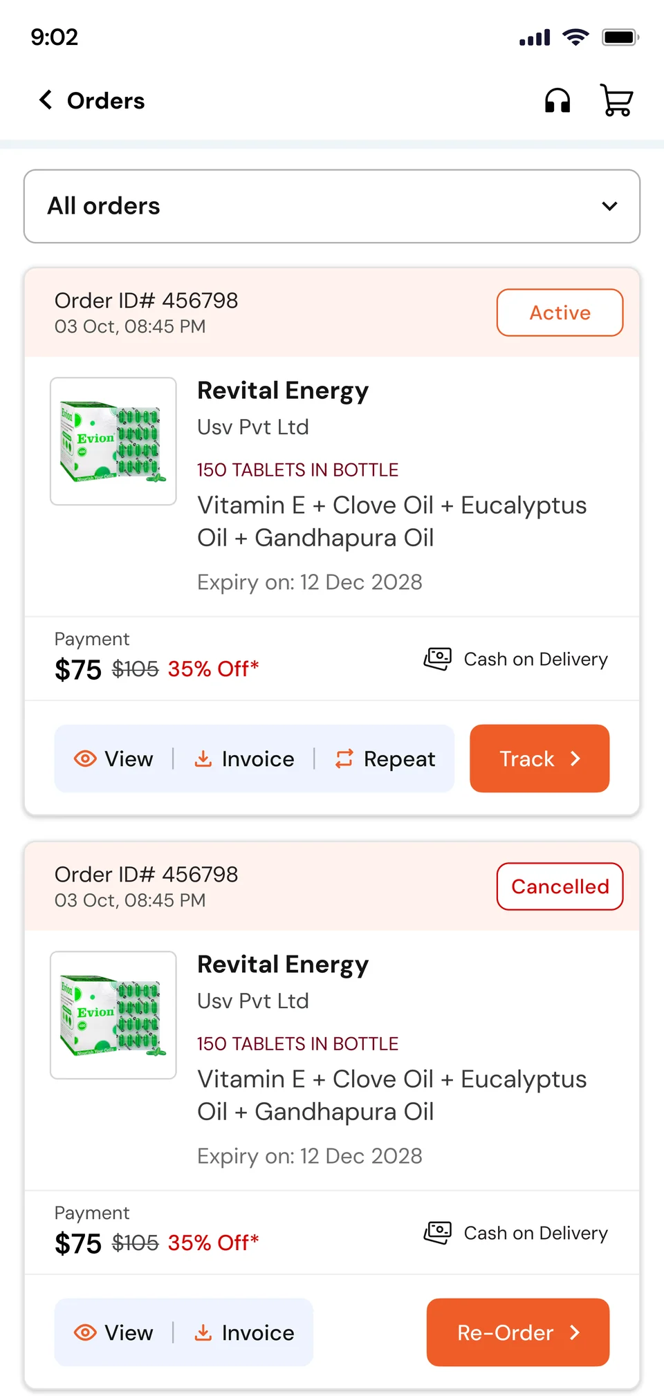 Order Tracking