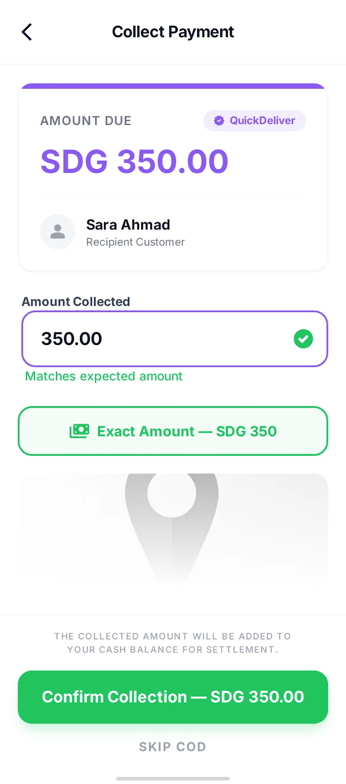 Twseel Courier COD Cash Collection